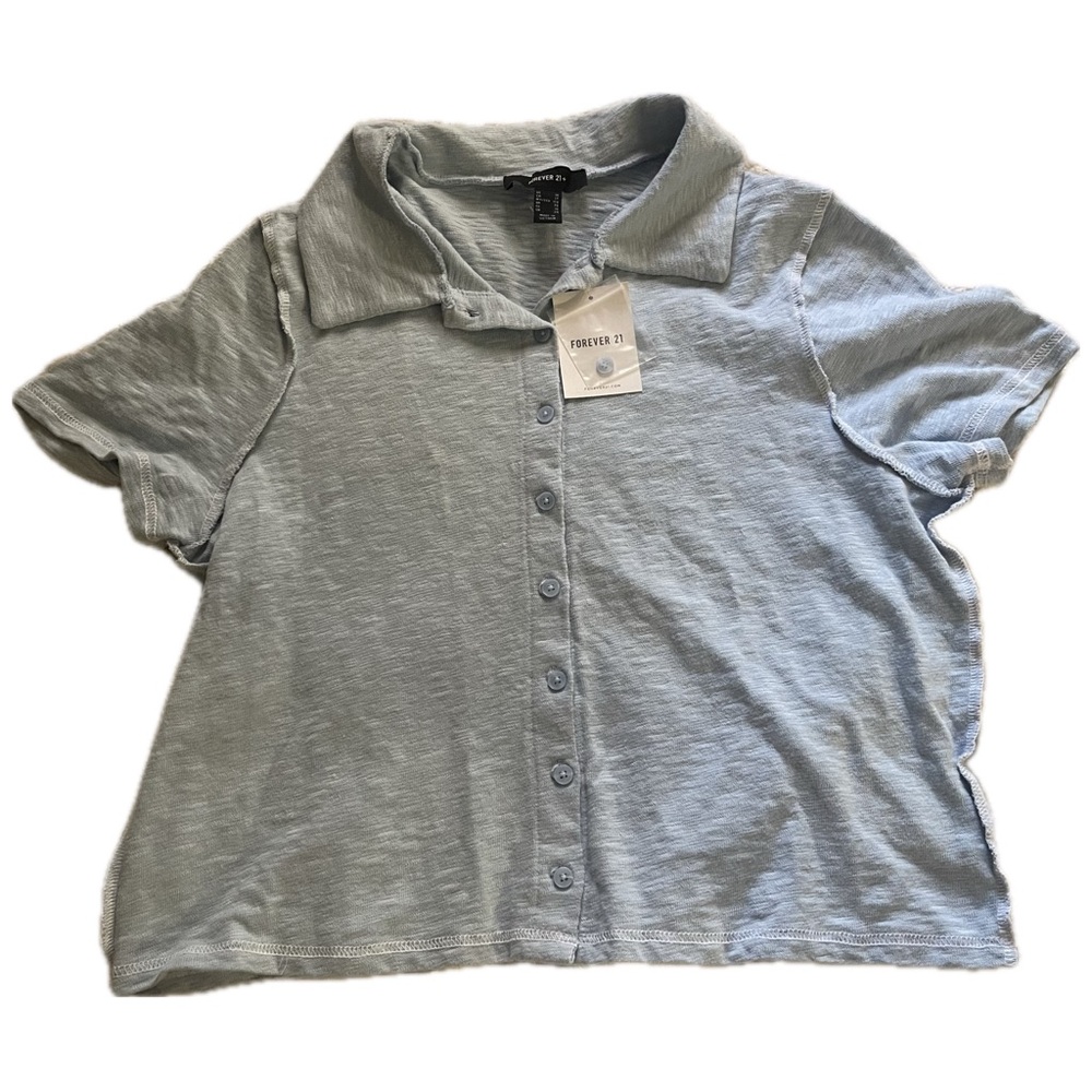 Light Blue Button-Up Shirt